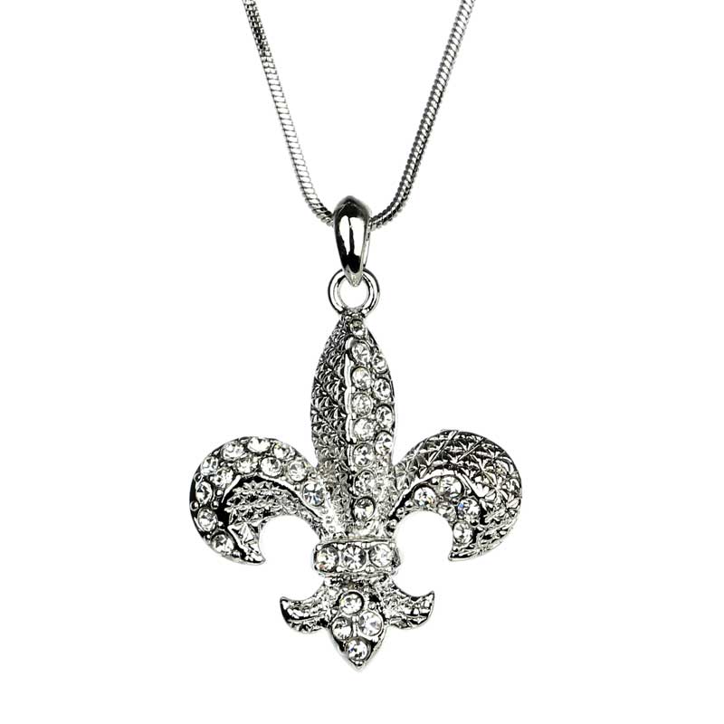 Fleur De Lis Pendant Necklace