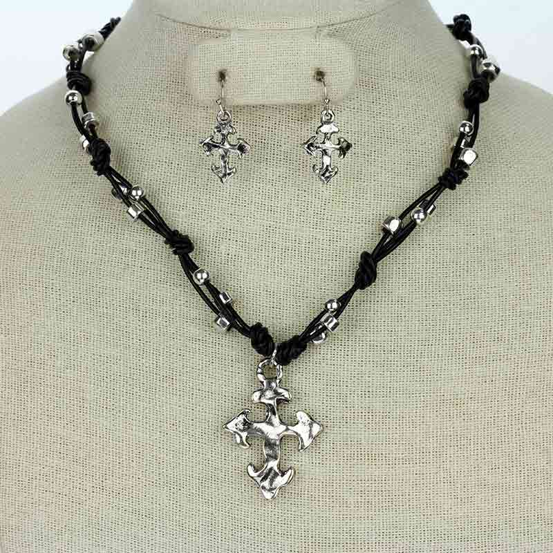 Cross Necklace Set