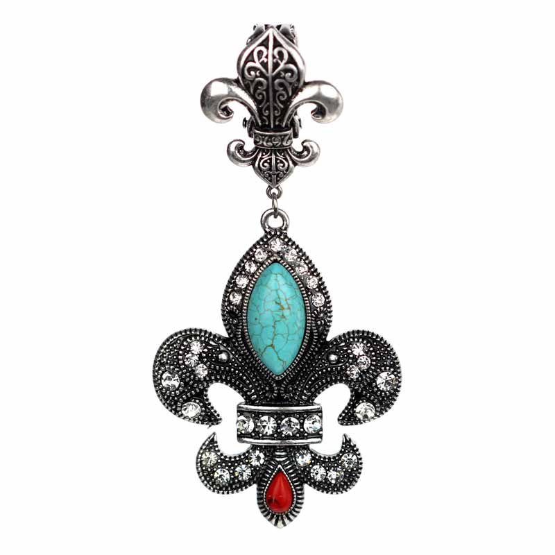 Fleur De Lis Scarf Ring