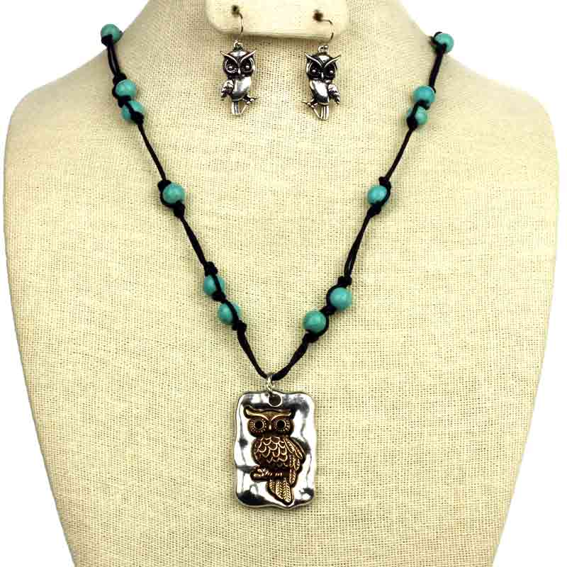 Animal Owl Necklace