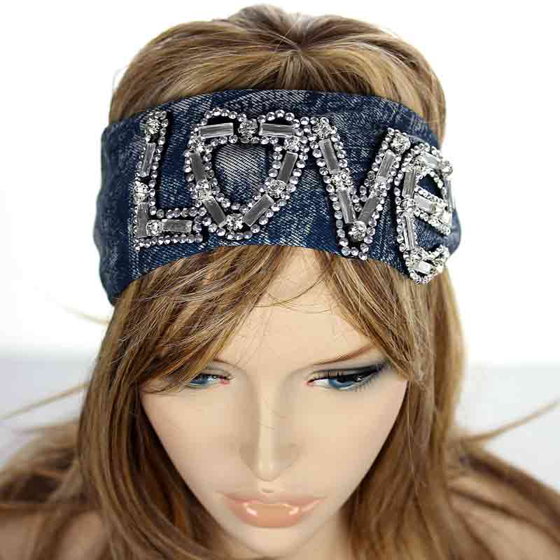 Fashion "LOVE" Rhinestone Headband