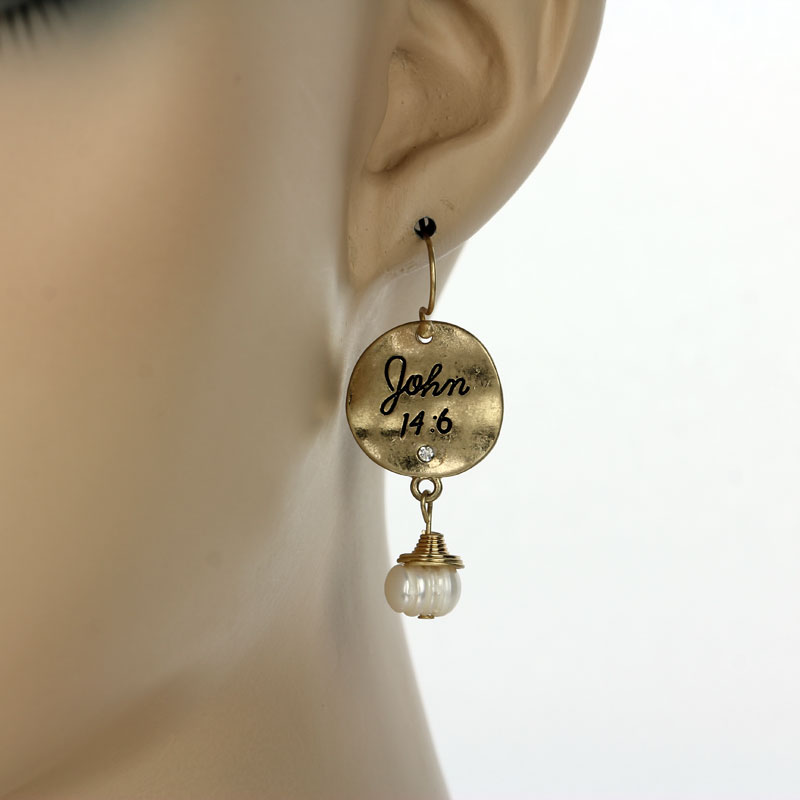 Fashion Religious Fish Hook Earrings