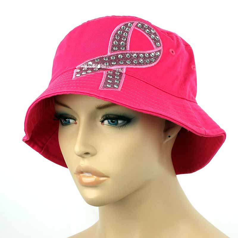 Pink Ribbon Bucket Hat