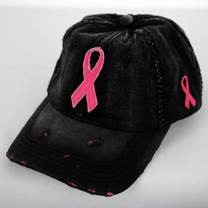 Pink Ribbon Cap
