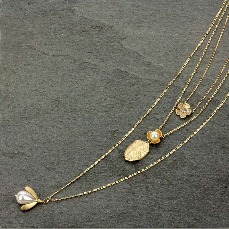 JJ Gold Buttercup Detachable Necklace