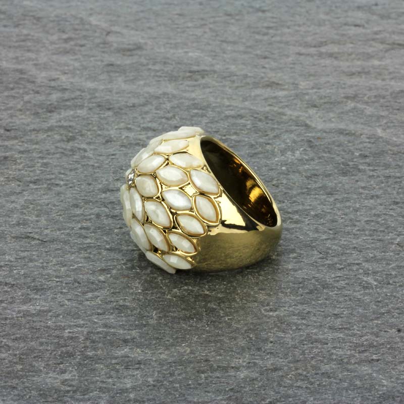 JJ Gold M.O.P Flower Ring - Image 2