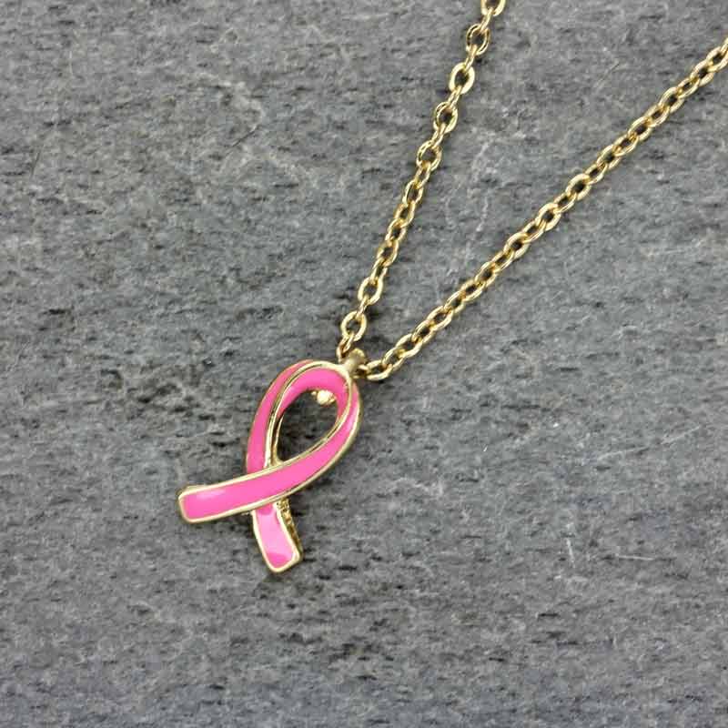 Breast Cancer Pendant Necklace