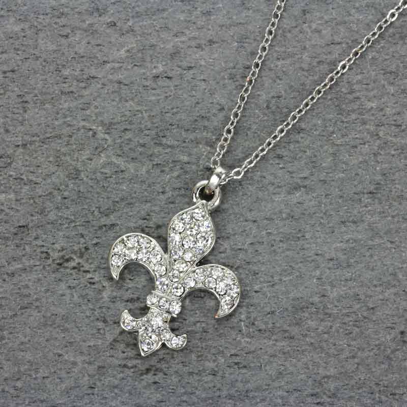 Fleur De Lis Pendant Necklace