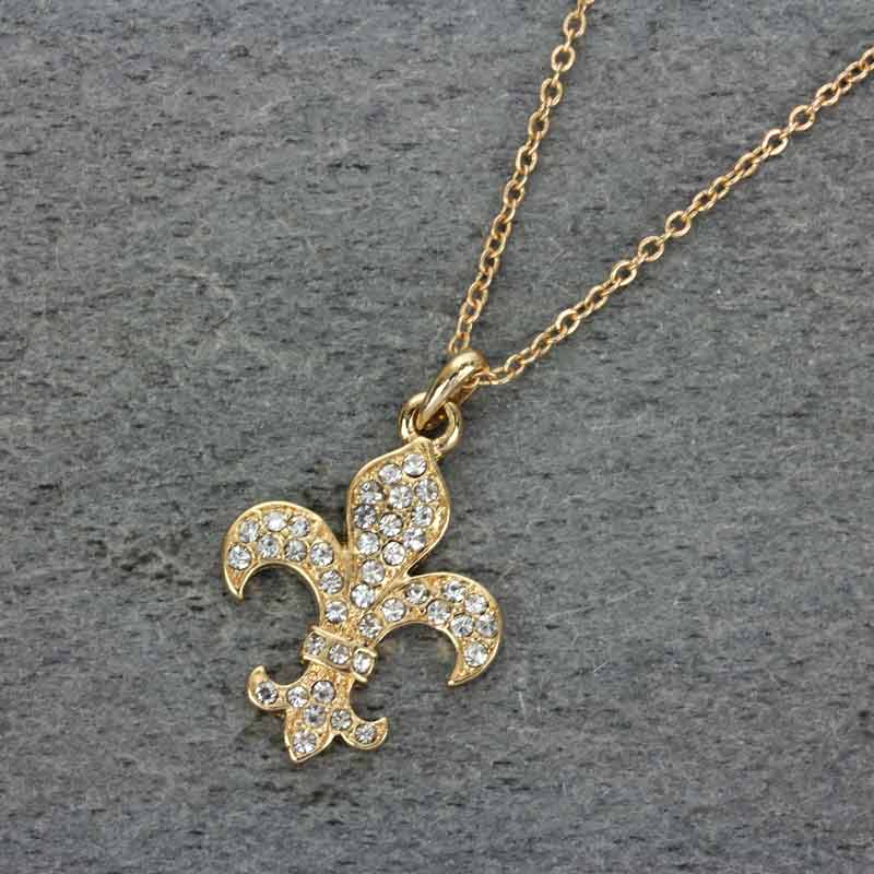 Fleur De Lis Pendant Necklace