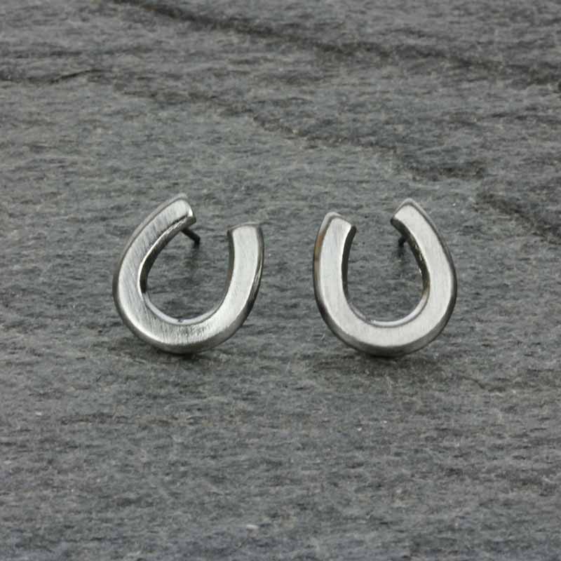 Horseshoe Post Earrings