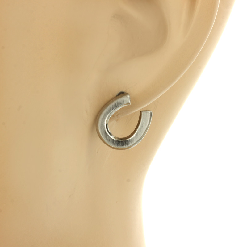 Horseshoe Post Earrings - Image 2
