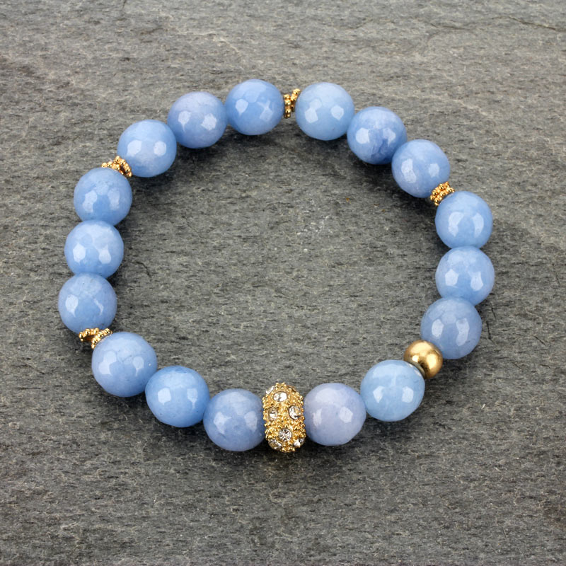 Genuine Stone and Wood Stretch Bracelet-Set of 3 - Image 4
