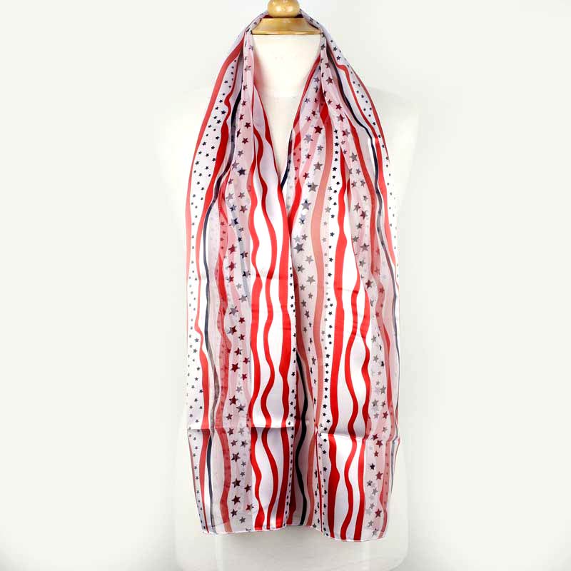 American Flag 12 Pcs Scarf Set