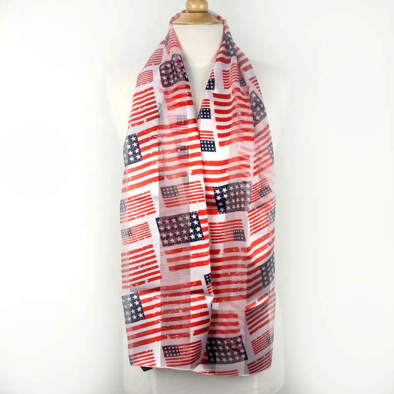 American Flag 12 Pcs Scarf Set