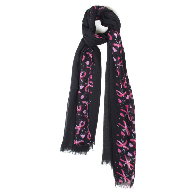 "Breast Cancer Ribbon" Scarf
