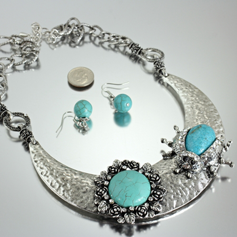Turquoise Necklace Set