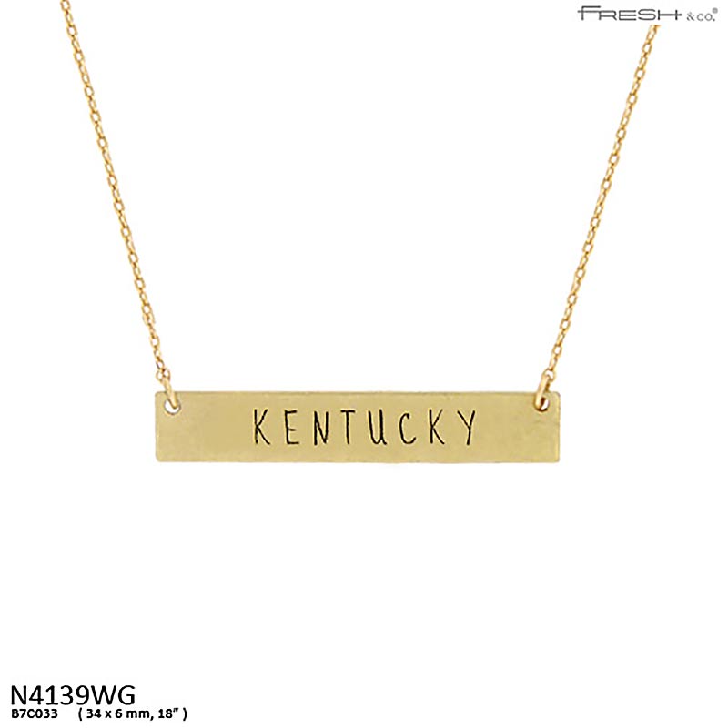 Fashion "KENTUCKY" Pendant Necklace