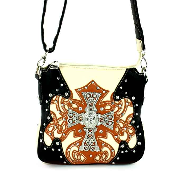 Western "Cross" Crossbody Bag