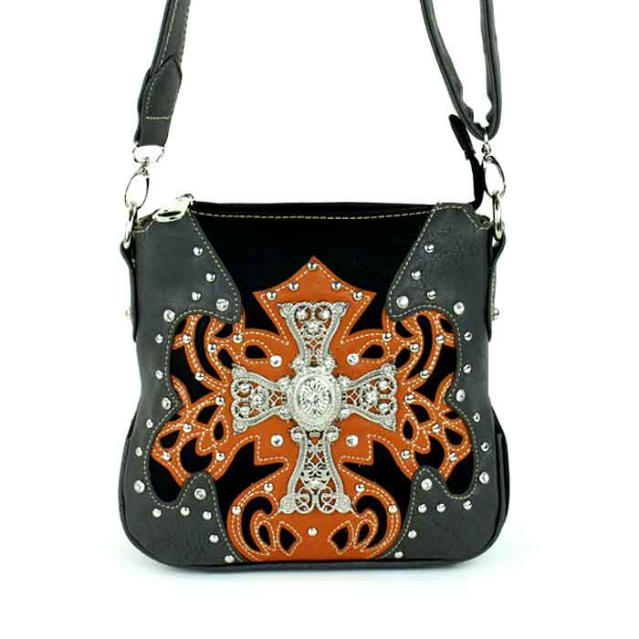 Western "Cross" Crossbody Bag