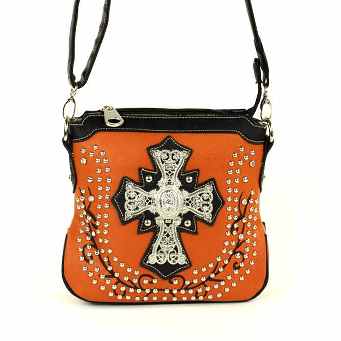 Western "Cross" Crossbody Bag