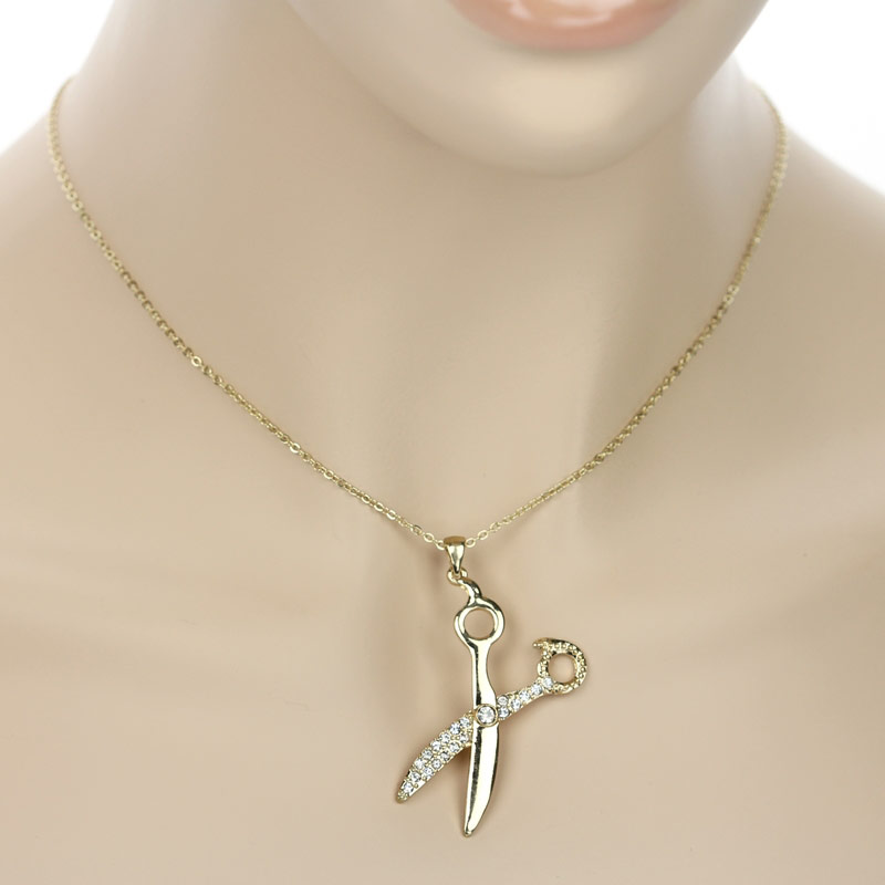 Scissors Pendant Necklace