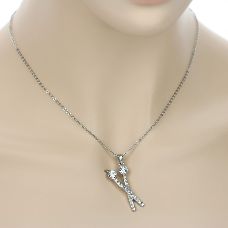 Scissors Pendant Necklace
