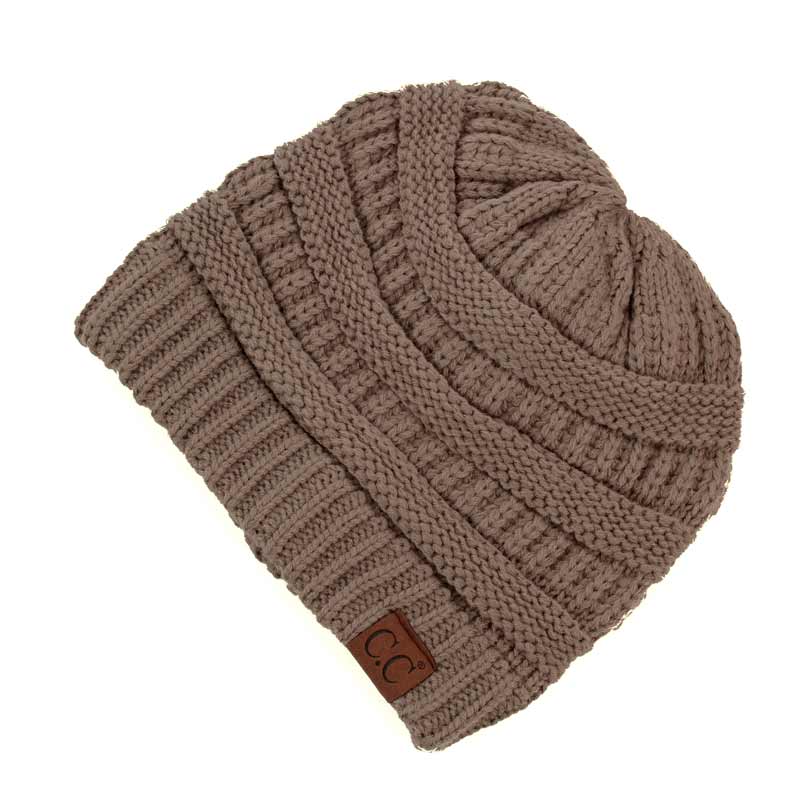 C.C Ribbed Kit Solid Color Beanie Hat