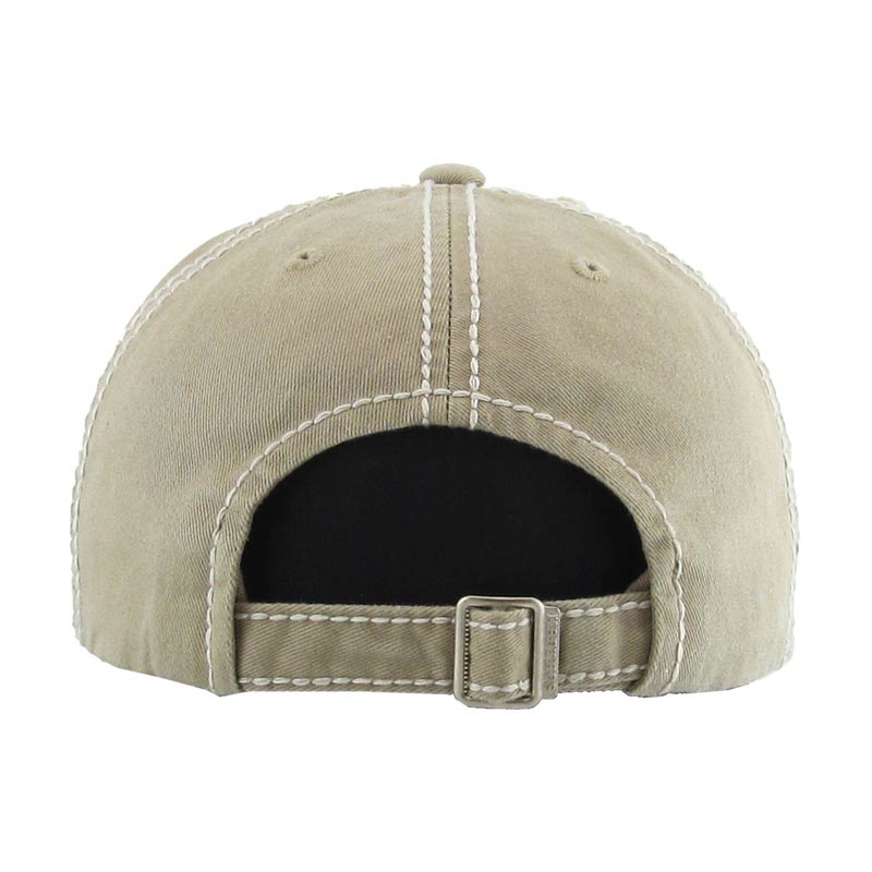 "HAPPY CAMPER" Washed Cotton Vintage Ball Cap - Image 2