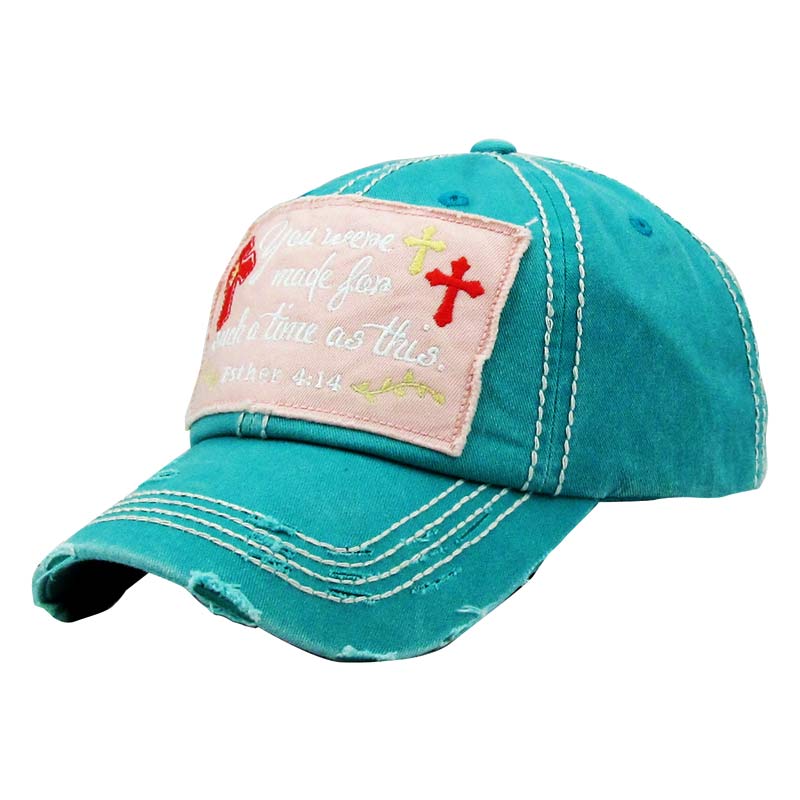 "Esther 4:14" Washed Cotton Vintage Ball Cap