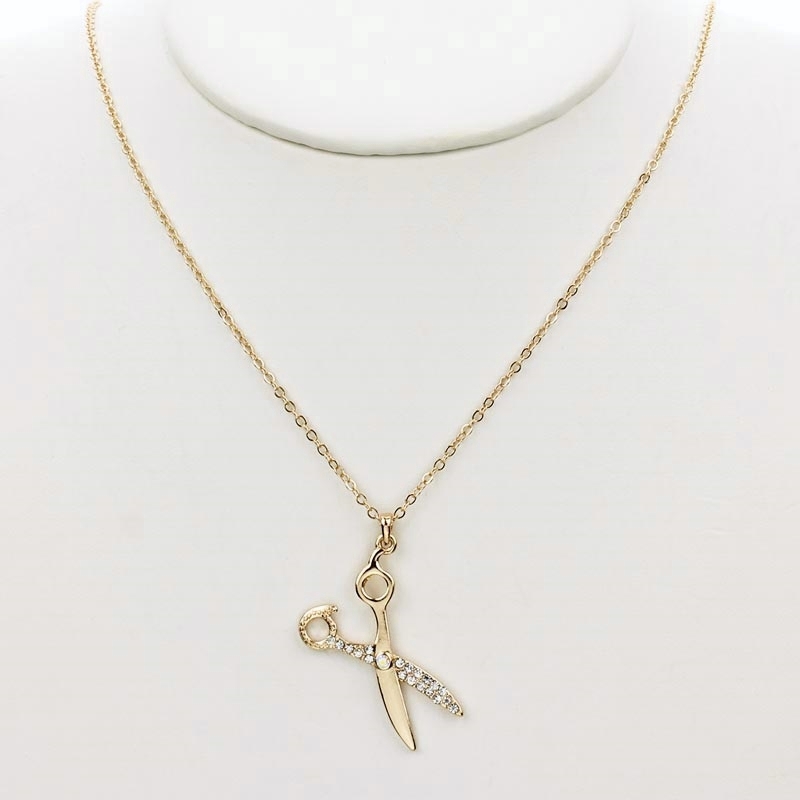 Scissors Pendant Necklace