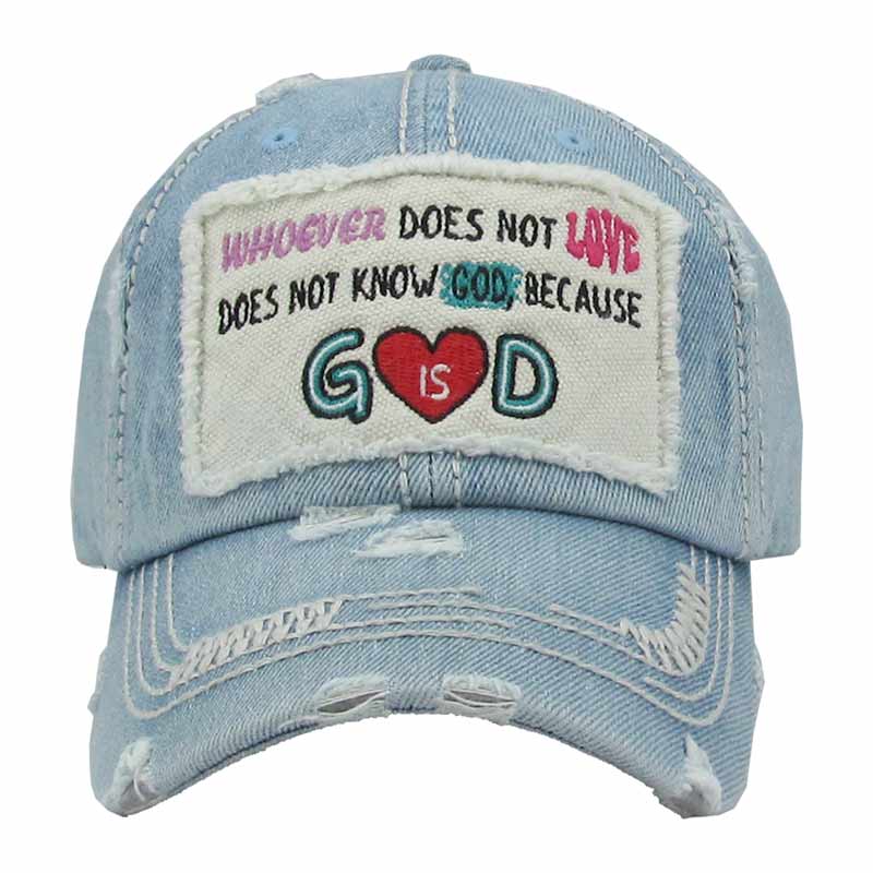 JOHN 4:8 Vintage Ballcap - Image 2