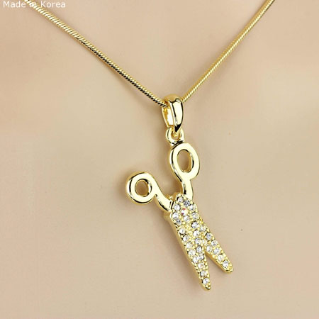 Scissors Pendant Necklace