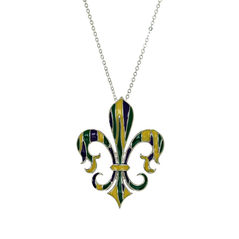 Fleur De Lis Pendant Necklace