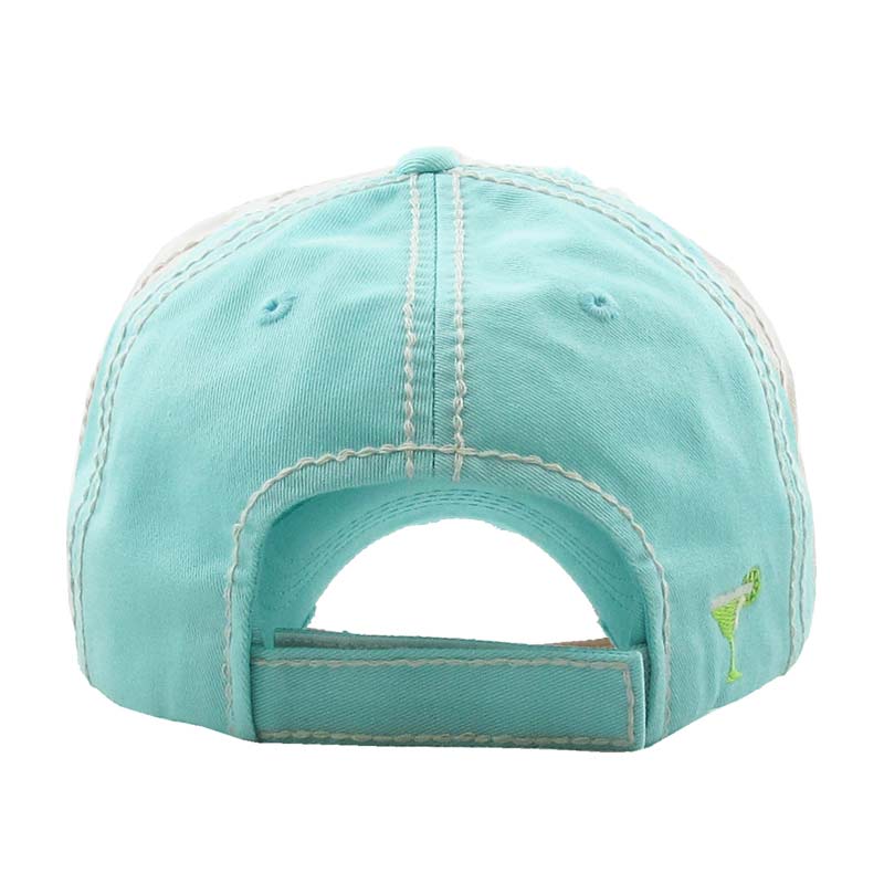 "Mamacita Needs A Margarita" Washed Vintage Ball Cap - Image 3