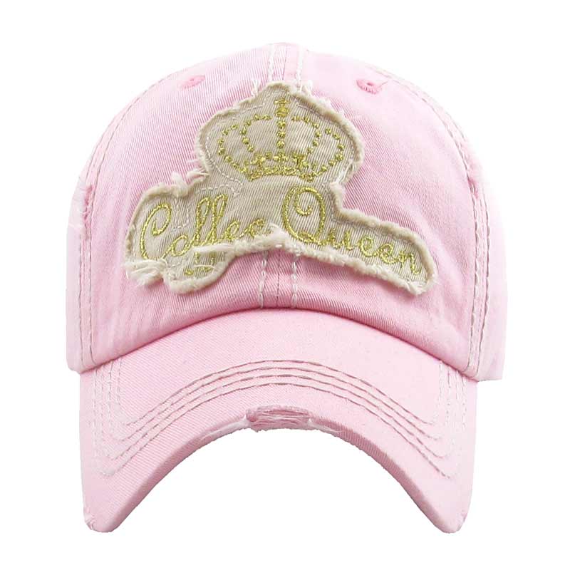 "Coffee Queen" Washed Vintage Ball Cap