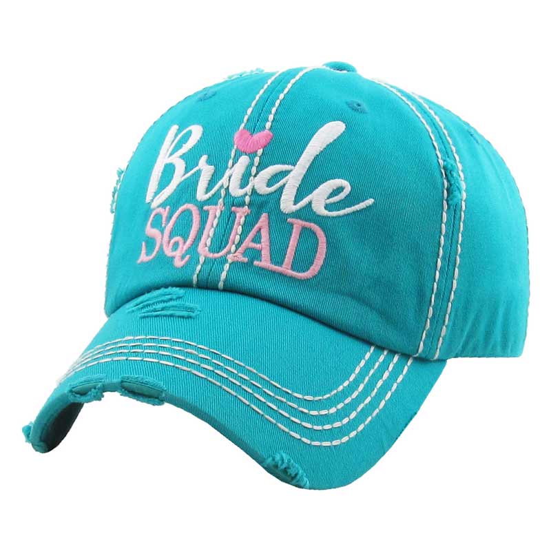 "Bride Squad" Washed Vintage Ball Cap - Image 3
