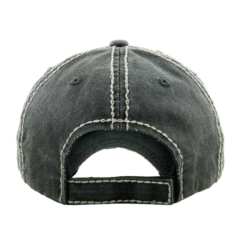 Happy Camper Washed Vintage Ball Cap - Image 3