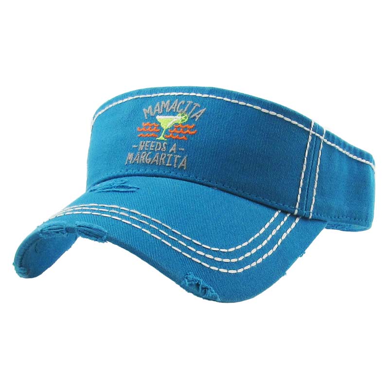 "Mamacita Needs A Margarita" Vintage Sun Visor