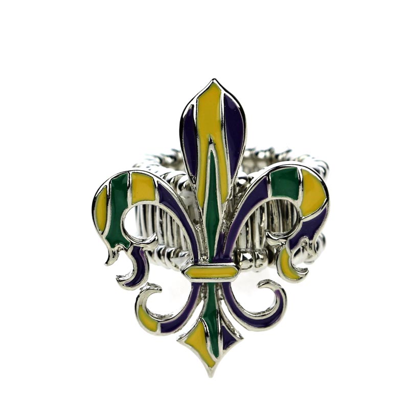 Mardi Gras Stretch Ring