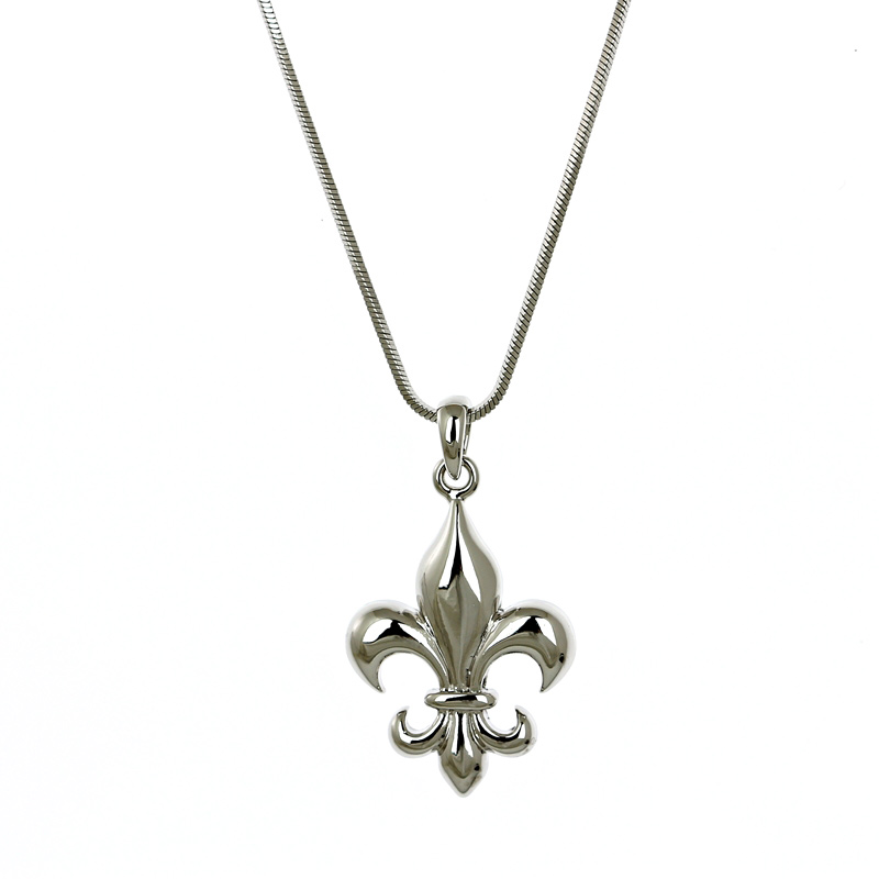 Fleur De Lis Pendant Necklace