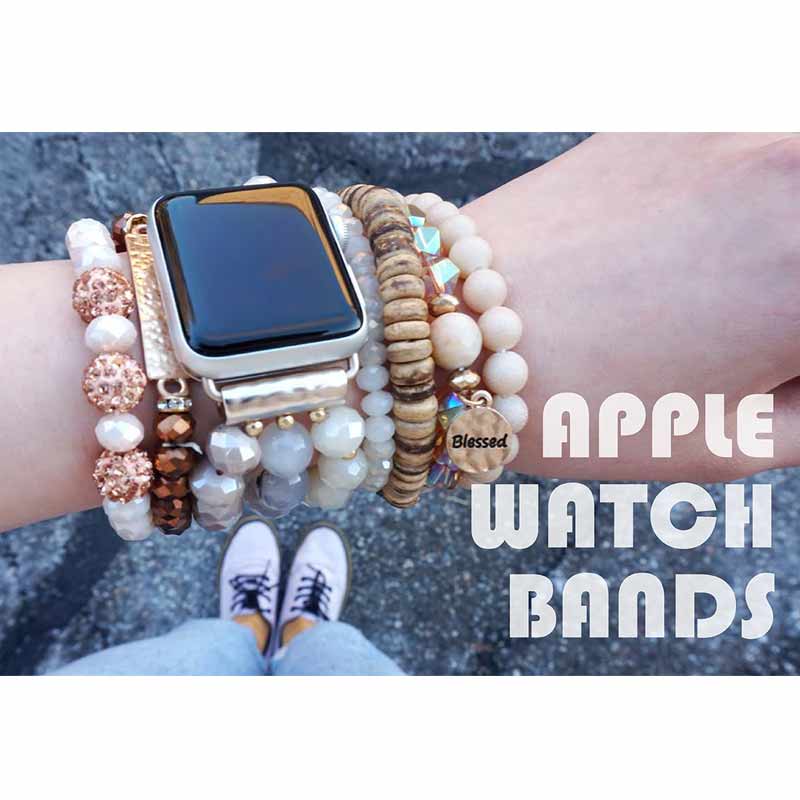 Genuine Stone Apple Watch Stretch Bands - Image 5
