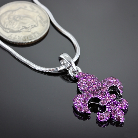 Fleur De Lis Pendant Necklace
