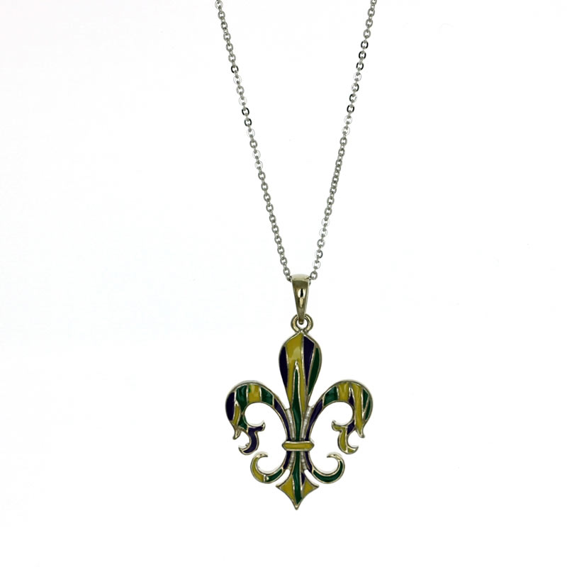 Fleur De Lis Pendant Necklace