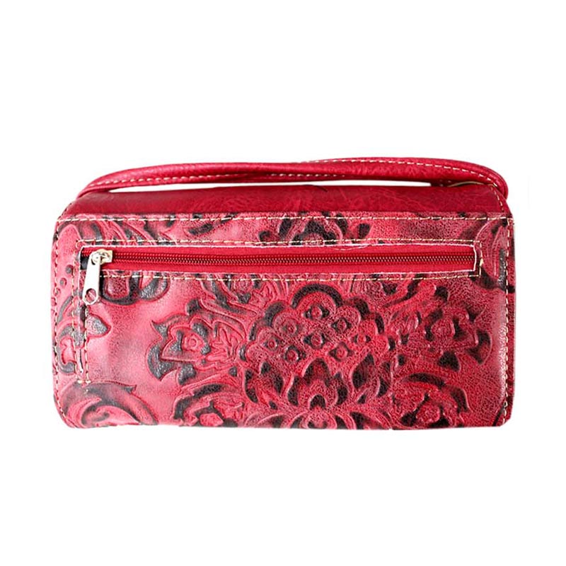 Western Faux Leather Fringe Wallet - Image 2