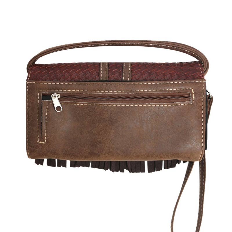 Western Turquoise Accent with Fringe Wallet - Image 2