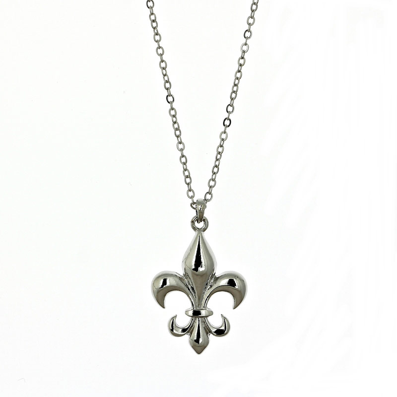 Fleur De Lis Pendant Necklace