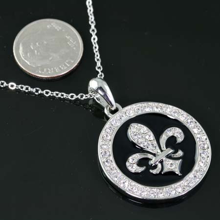 Fleur De Lis Pendant Necklace