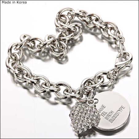 Fashion "Heart" Charm Bracelet