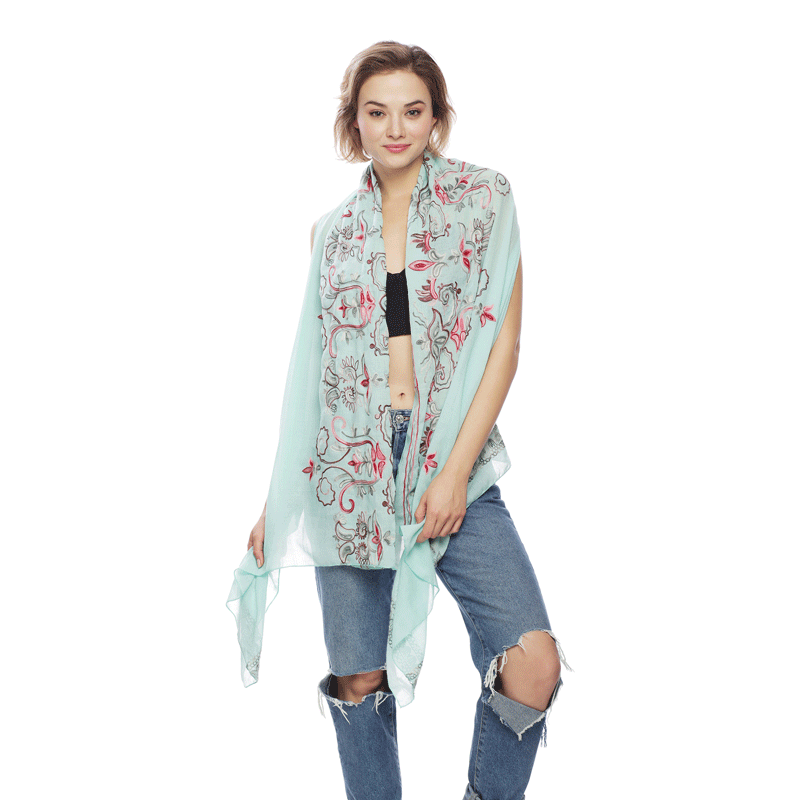 Vest with Floral Embroidery - Image 3