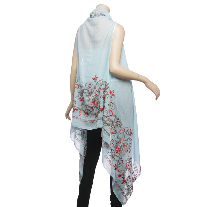 Vest with Floral Embroidery - Image 2